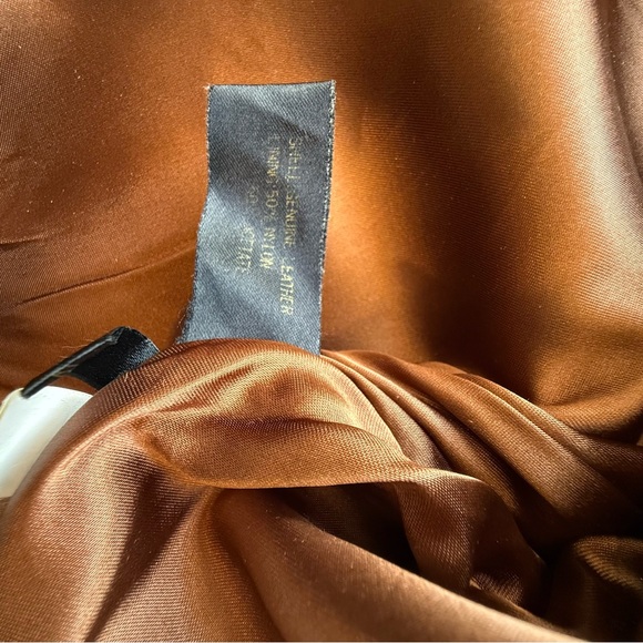 Vintage Brown Leather Fringe Jacket Size Medium - Picture 9 of 10